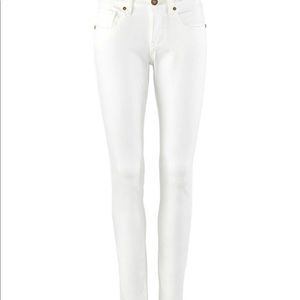 EUC Cabi white skinny jeans sz 4